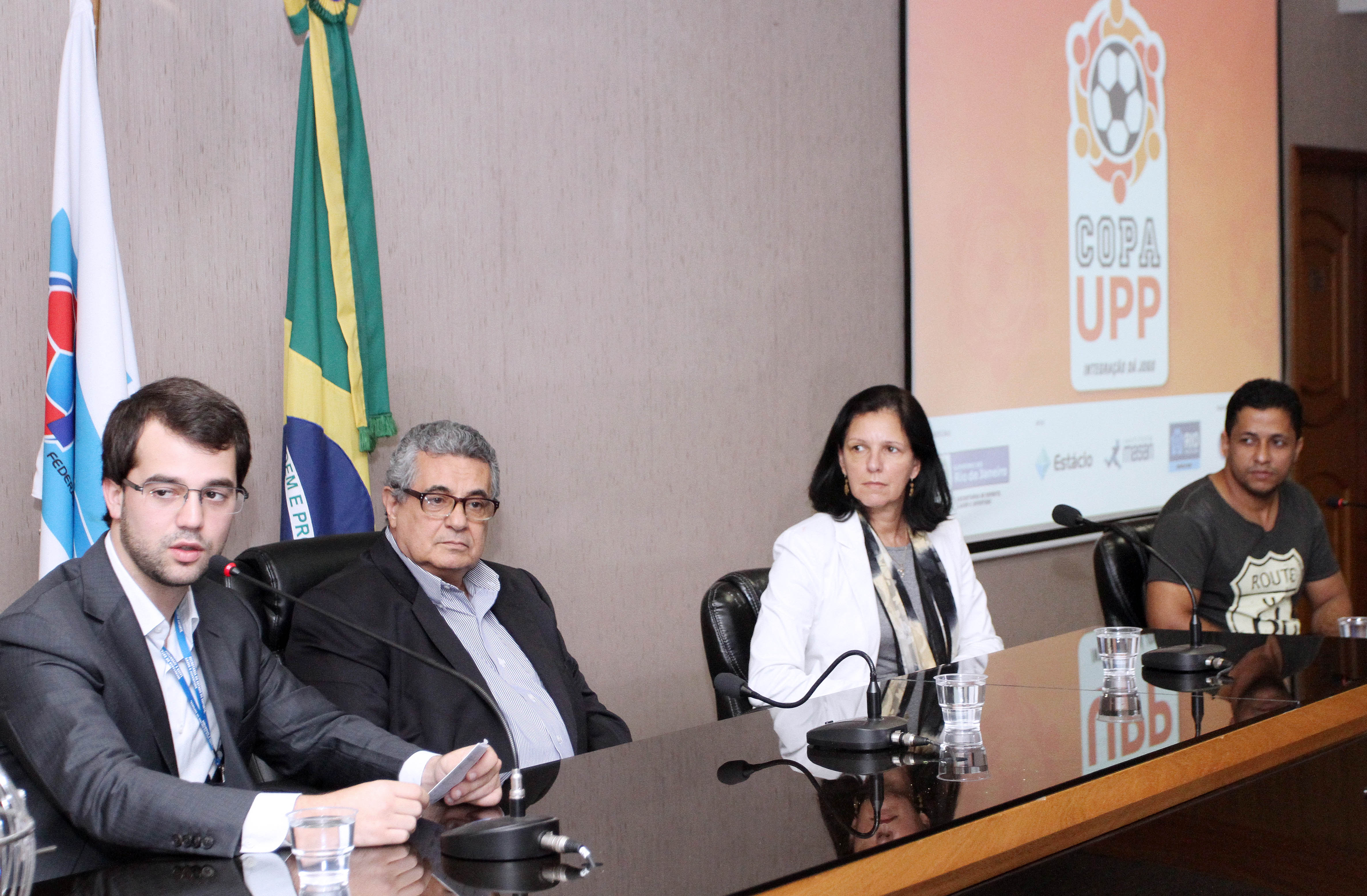 Lançamento da Copa UPP na FERJ