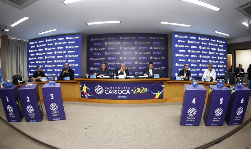 Reunião define regulamento e sorteia tabela do Carioca 2020