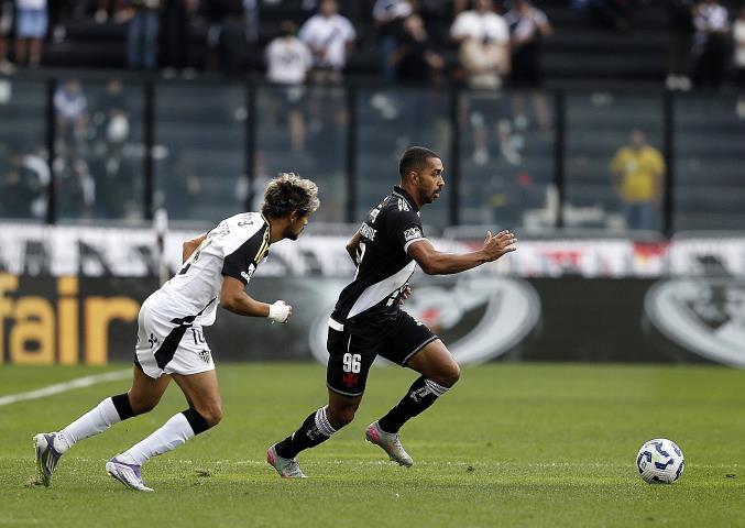 Vasco da Gama ficou no empate com Atlético-MG, em 1x1,  em São Januário 