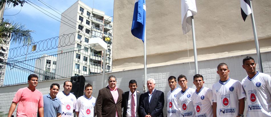FERJ realiza hasteamento da Bandeira do Campeão Estadual da Série C