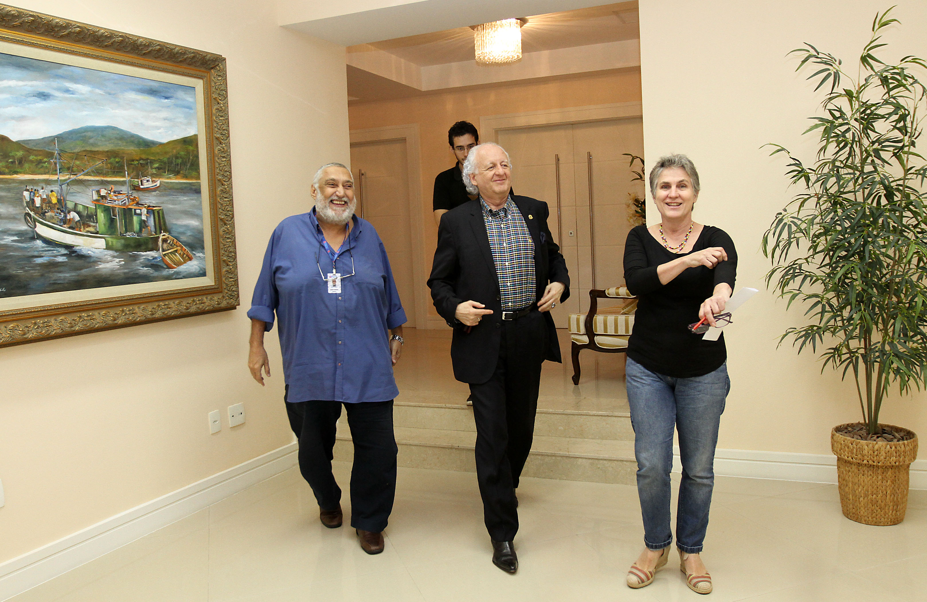 Secretário e Diretora da ABCD visitam a FERJ