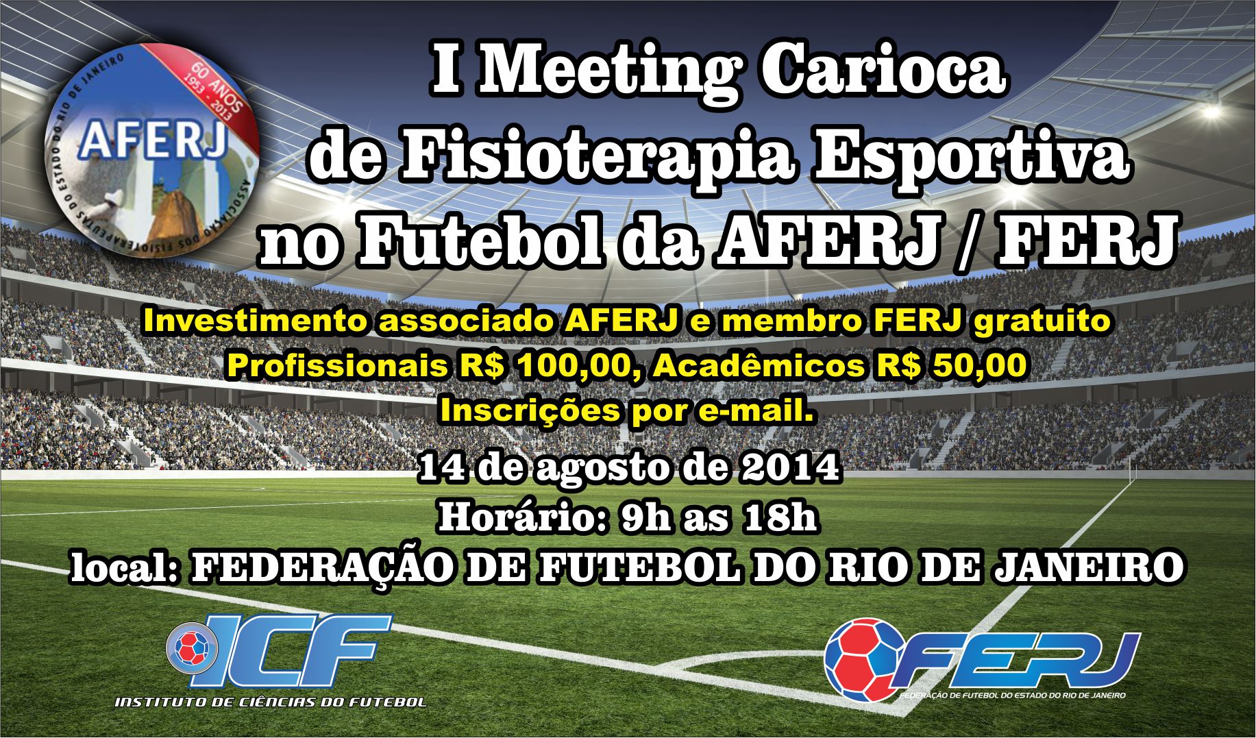1º Meeting Carioca de Fisioterapia Esportiva no Futebol