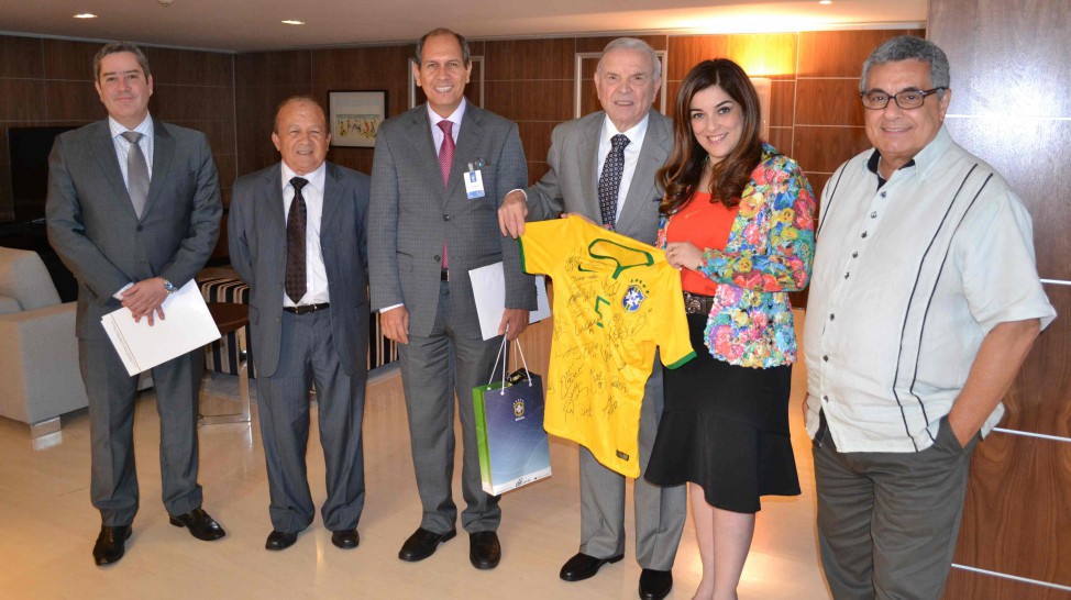Presidente da FERJ acompanha visita da vice-governadora do Acre na CBF