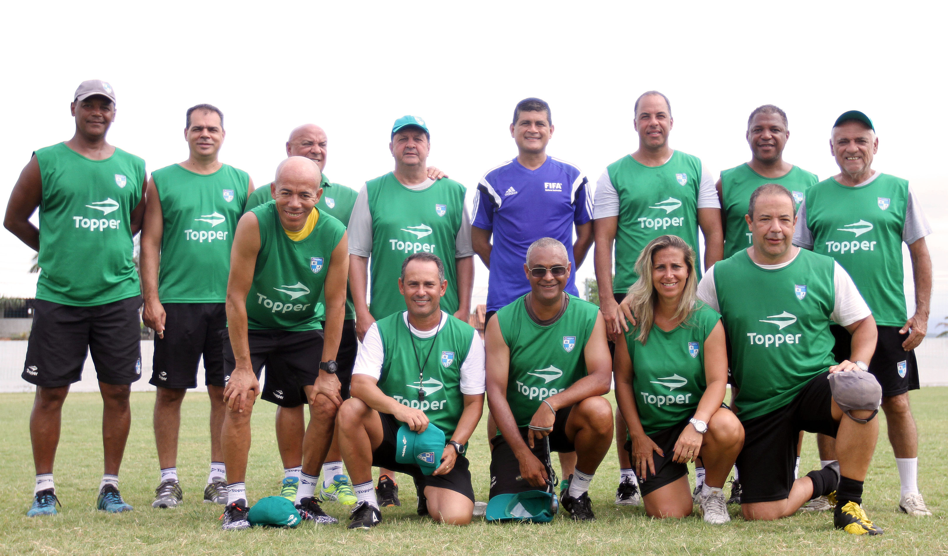 Pessoal que dá todo suporte para o sucesso da pré-temporada