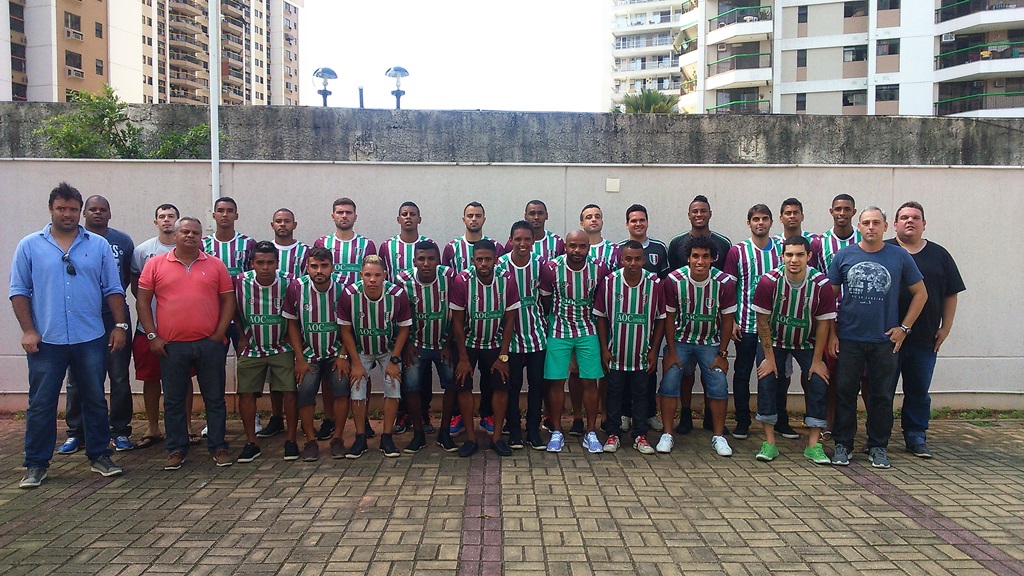 Elenco do Barra da Tijuca se apresenta para a disputa da Série B