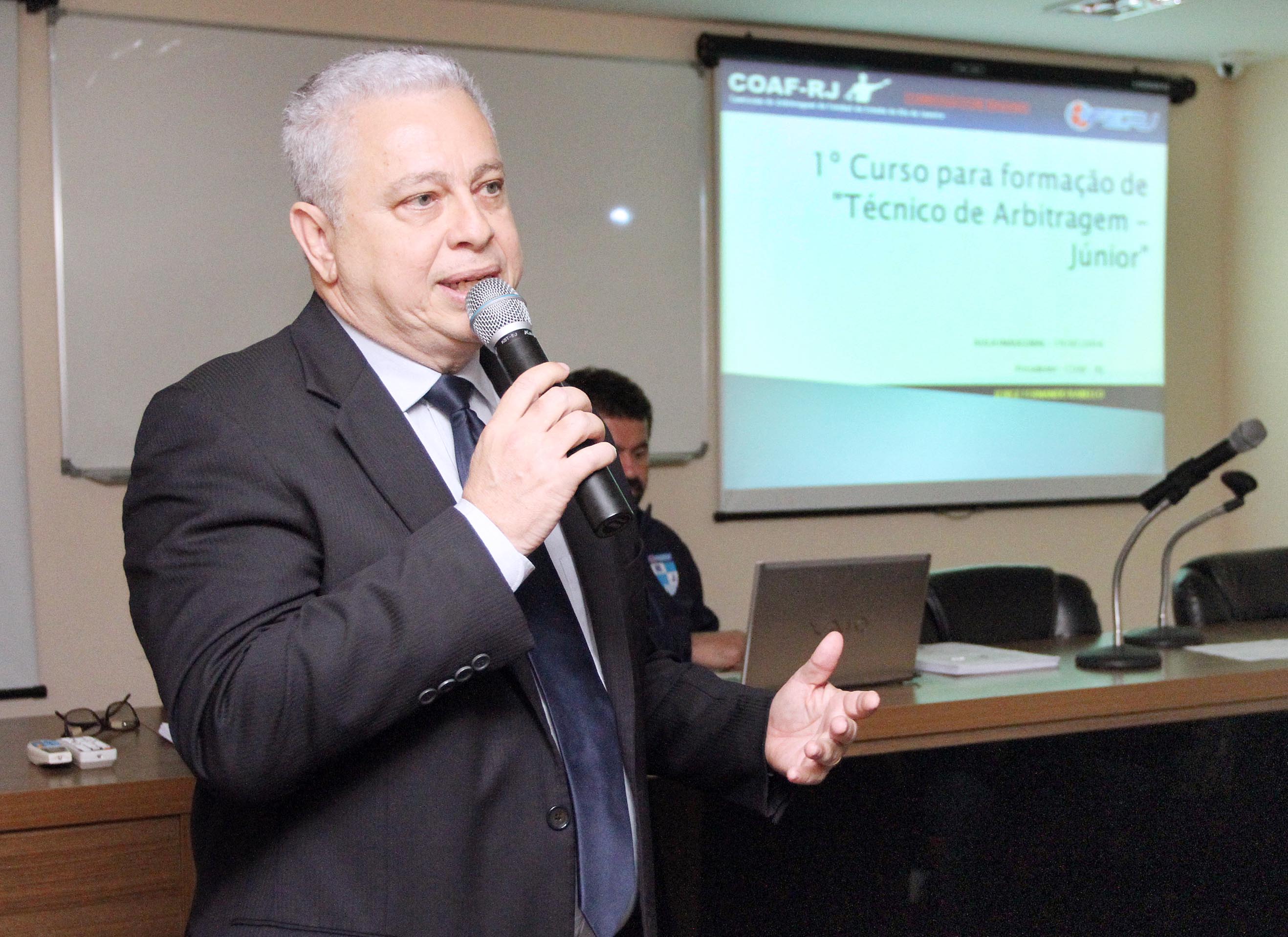 Aula inaugural do 1º Curso de Técnico de Arbitragem