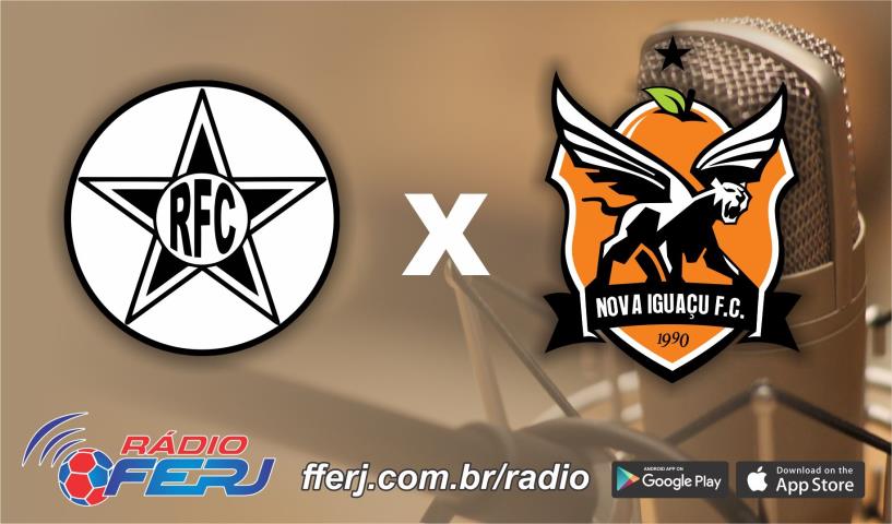 Rádio FERJ transmite Resende x Nova Iguaçu, pela Taça Rio