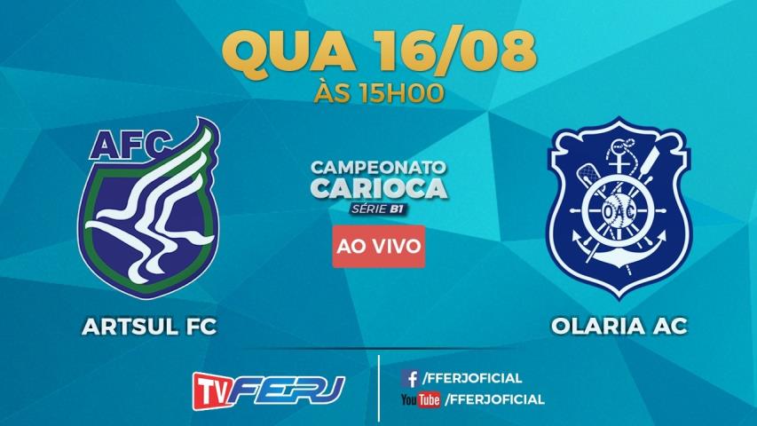 TV FERJ transmite Artsul x Olaria