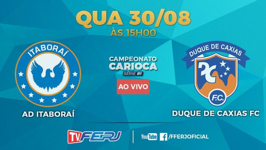 TV FERJ transmite AD Itaboraí x Duque de Caixas, pela Taça Corcovado