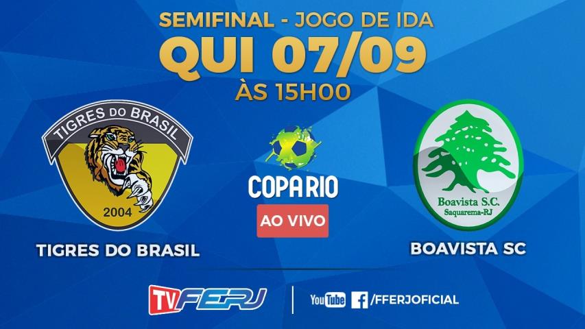 TV FERJ ao vivo: Semifinal da Copa Rio