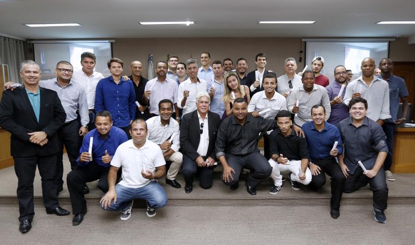 Cerimônia de Formatura da 4ª turma de Treinadores de Futebol ICF/FERJ
