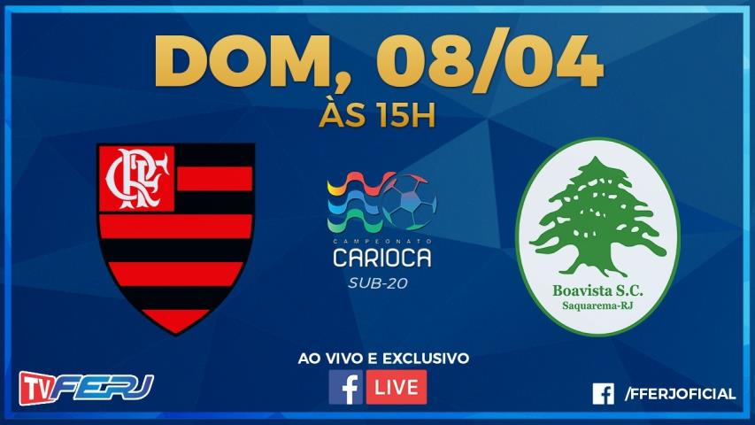 Sub20 ao vivo: Flamengo x Boavista pela Taça Rio
