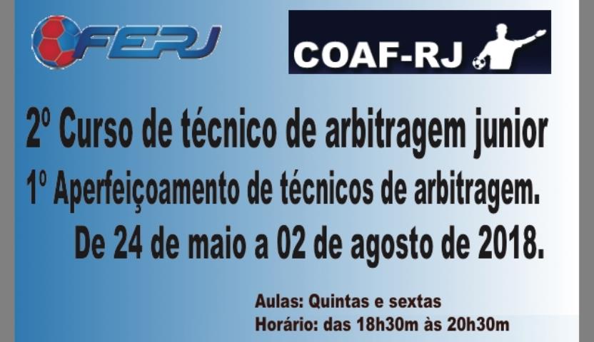 COAF-RJ realiza 2º Curso de técnico Junior