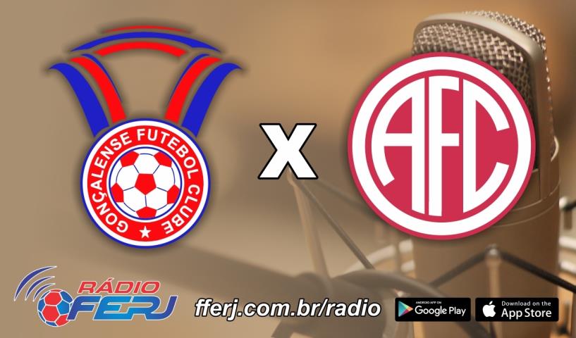 Rádio FERJ transmite Gonçalense x America