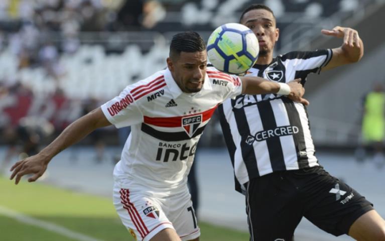 Botafogo e São Paulo empatam no Nilton Santos