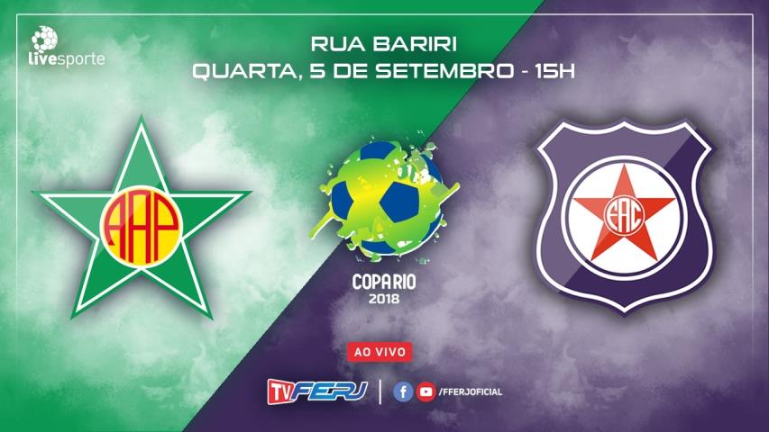 TV FERJ transmite jogo da volta das quartas da Copa Rio