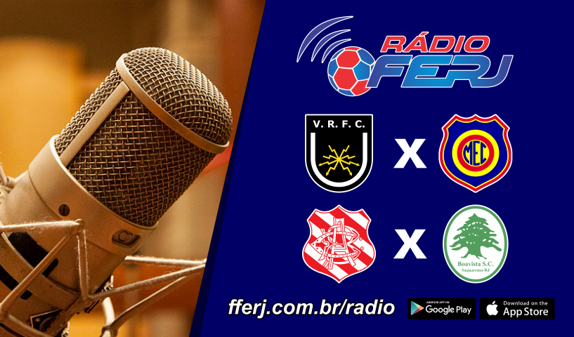Rodada dupla é na Rádio FERJ