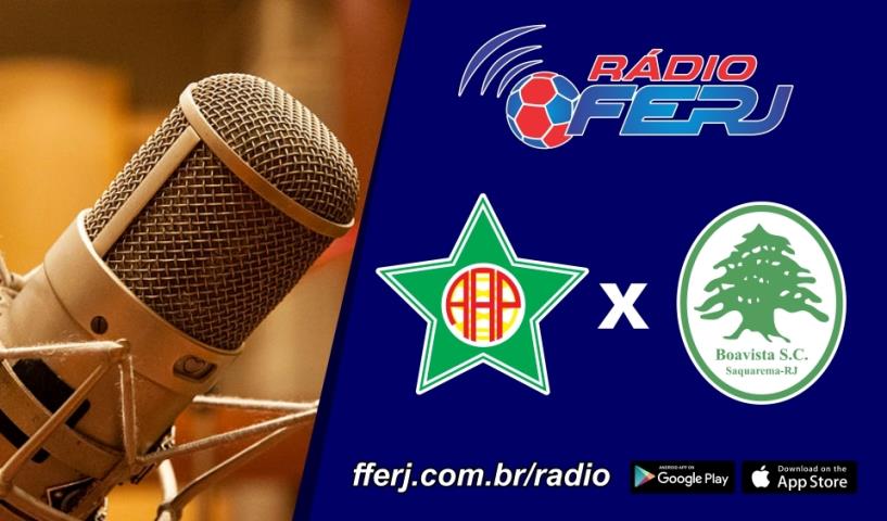 Rádio FERJ transmite Lusa x Verdão de Saquarema