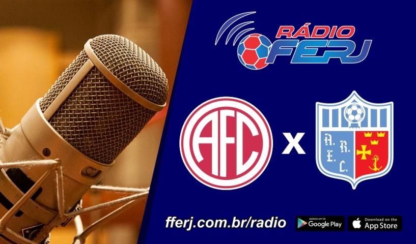 Rádio FERJ no estádio Nivaldão