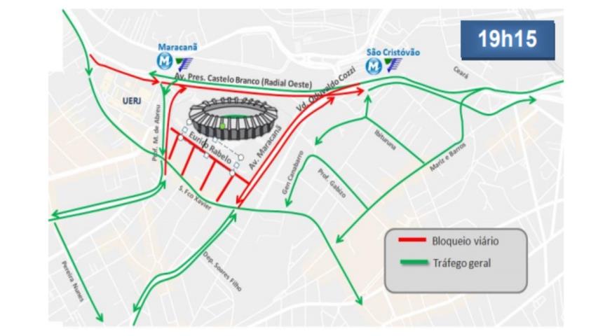 Esquema Especial de Trânsito para Flamengo x Emelec