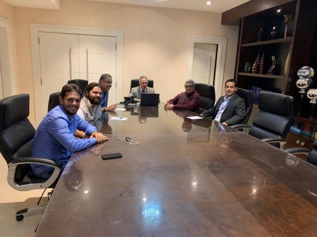 FERJ recebe Secretário e Diretor Nacional de Futebol