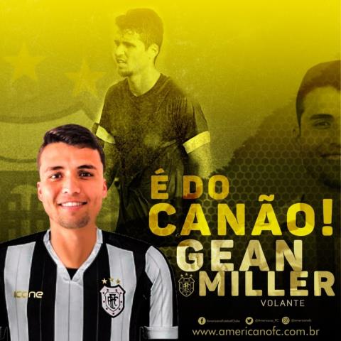 Americano acerta contratação do volante Gean Miller