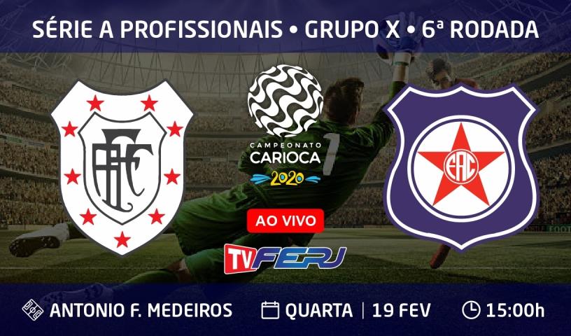 TV FERJ na partida decisiva do Grupo X