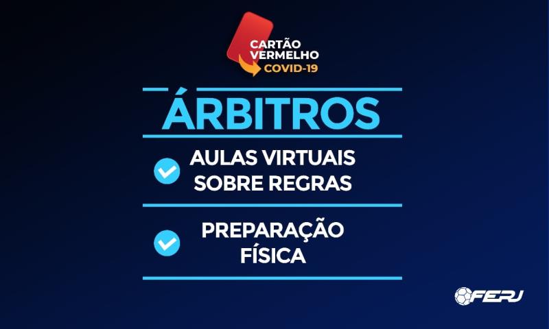 Árbitros do Rio fazem atividades virtuais