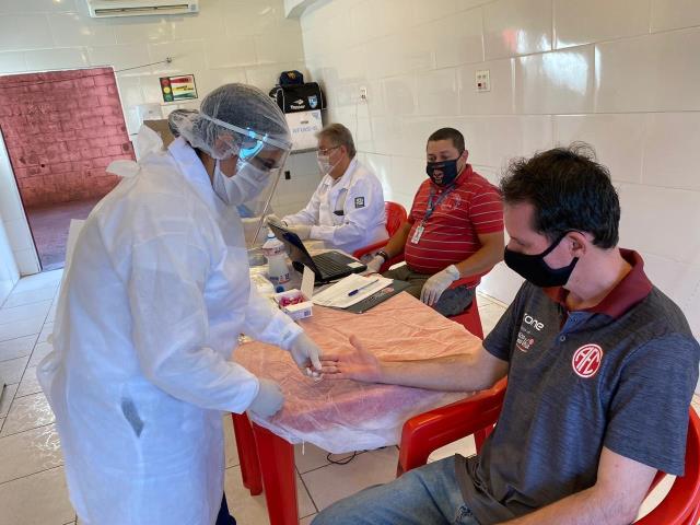 America realiza sanitização do Giulite Coutinho e testagem do Covid-19 nos atletas e funcionários