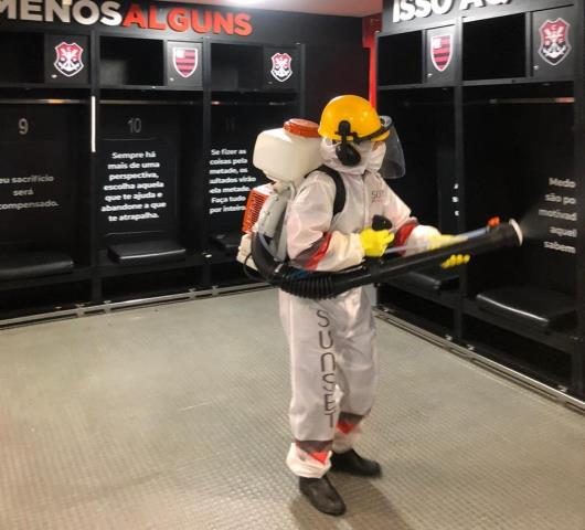 Maracanã passa por sanitização