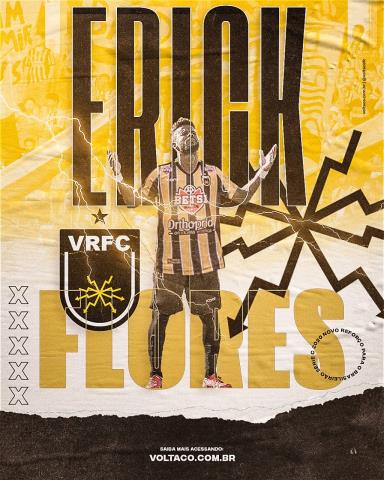 Voltaço anuncia Erick Flores