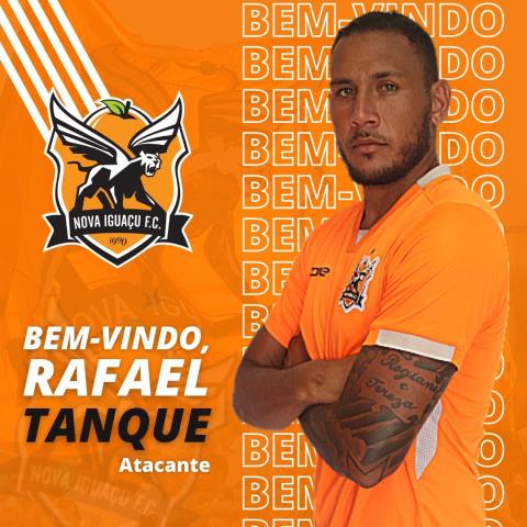 Nova Iguaçu anuncia atacante Rafael Tanque