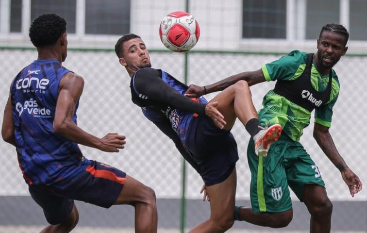 Boavista e Nova Iguaçu realizam treinamento em conjunto