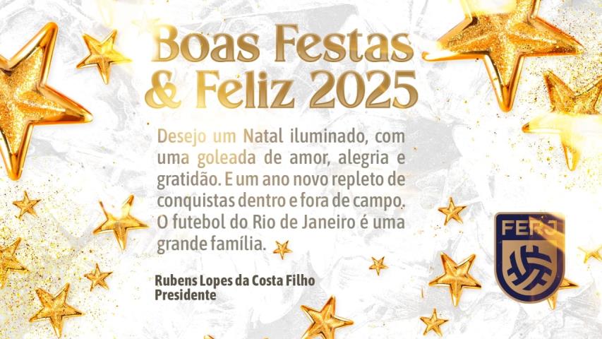 Feliz Natal e Boas Festas!