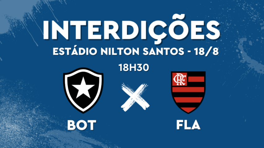 Botafogo x Flamengo: informações sobre o trânsito