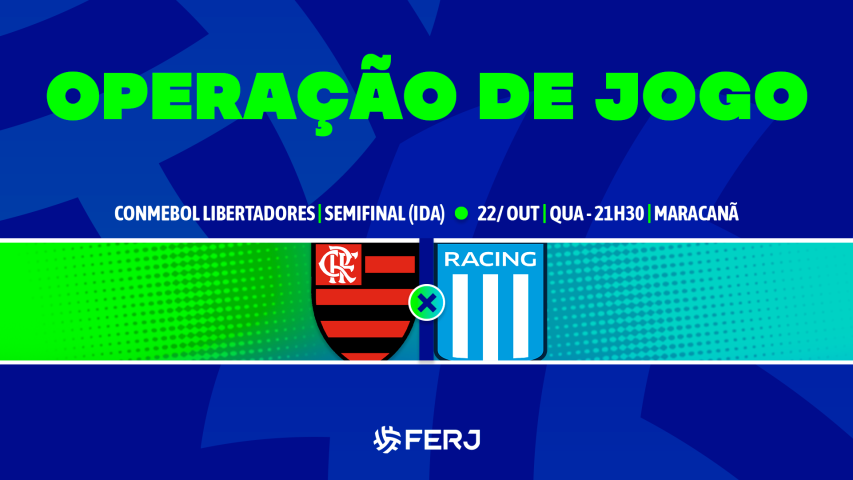Informações de segurança e mobilidade: Flamengo x Racing-ARG