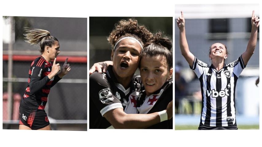 Alvinegras, Rubro-Negras e Vascaínas vencem na estreia do Carioca Feminino