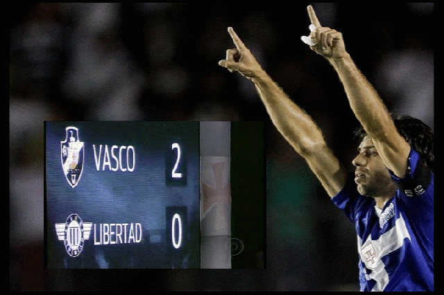Taça Libertadores 2012 - Vasco da Gama 2 X 0 Libertad-par