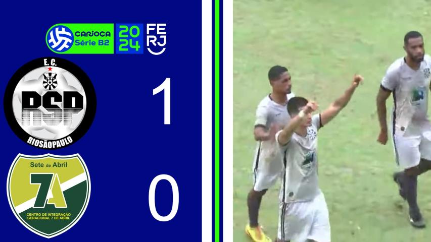 Rio São Paulo 1x0 7 de Abril - Carioca Série B2 - Taça Maracanã - 3ª Rodada