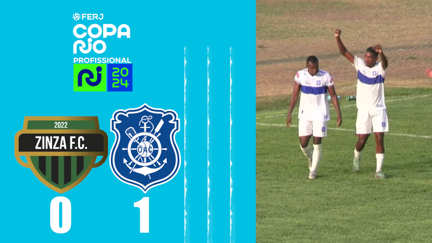 Zinzane 0x1 Olaria - Copa Rio Profissional 2024 - 4ª Fase - Jogo de Ida