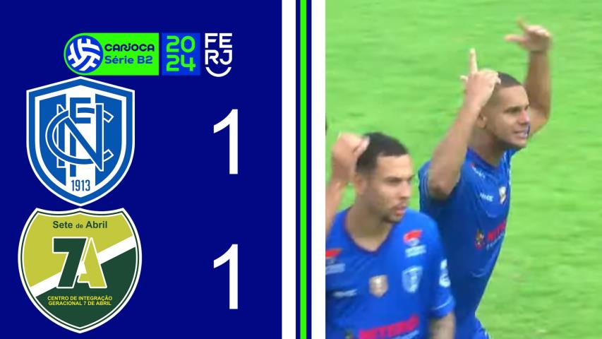 Niteroiense 1x1 7 de Abril - Carioca Série B2 - Taça Maracanã - 5ª Rodada