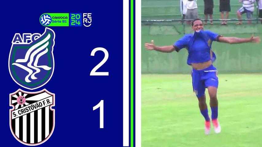 Artsul 2x1 São Cristovão - Carioca Série B1 - Taça Corcovado - 5ª Rodada