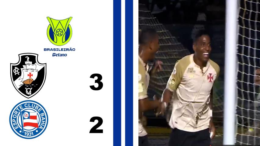 Vasco 3x2 Bahia - 31ª Rodada - Brasileiro Série a 2024