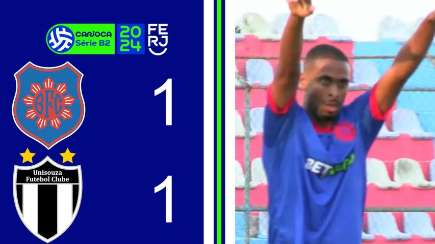 Bonsucesso 1x1 Uni Souza - Carioca Série B2 - Taça Maracanã - 2ª Rodada