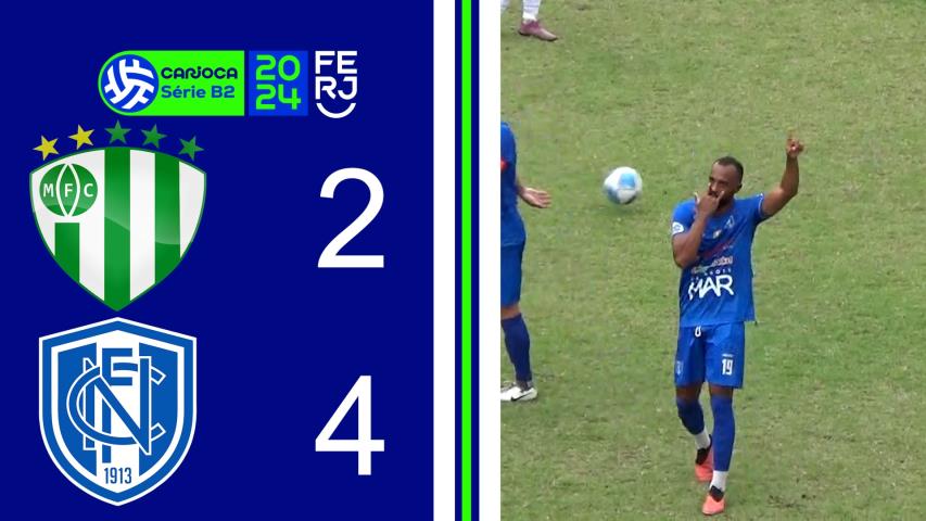 Mageense 2x4 Niteroiense - Carioca Série B2 - Taça Maracanã - 8ª Rodada