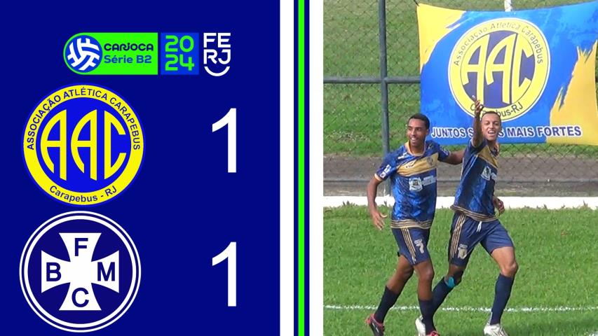 Carapebus 1x1 Barra Mansa - Carioca Série B2 - Taça Maracanã - 8ª Rodada