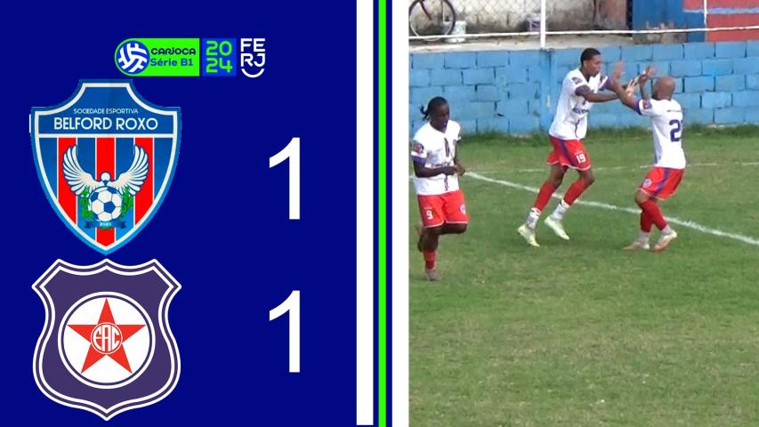 Belford Roxo 1x1 Friburguense - Carioca Série B1 - Taça Corcovado - 7ª Rodada