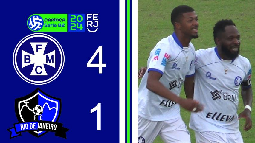 Barra Mansa 4x1 Rio de Janeiro - Carioca Série B2 - Taça Maracanã - 9ª Rodada