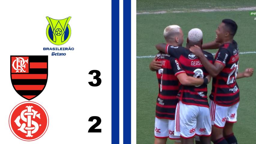 Flamengo 3x2 Internacional - 36ª Rodada - Brasileiro Série a 2024