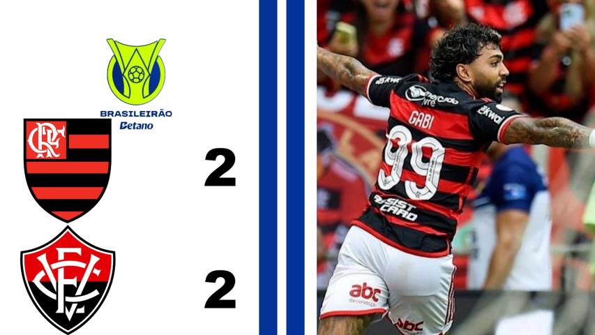 Flamengo 2x2 Vitória - 38ª Rodada - Brasileiro Série a 2024